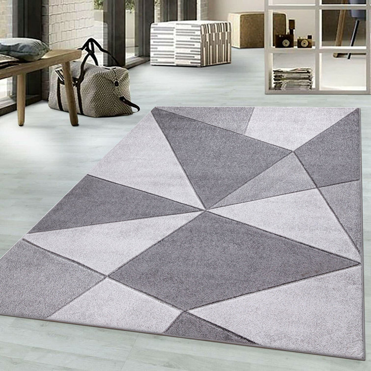 Corrigan Studio Argus HandKnotted Grey Rug Wayfair.co.uk